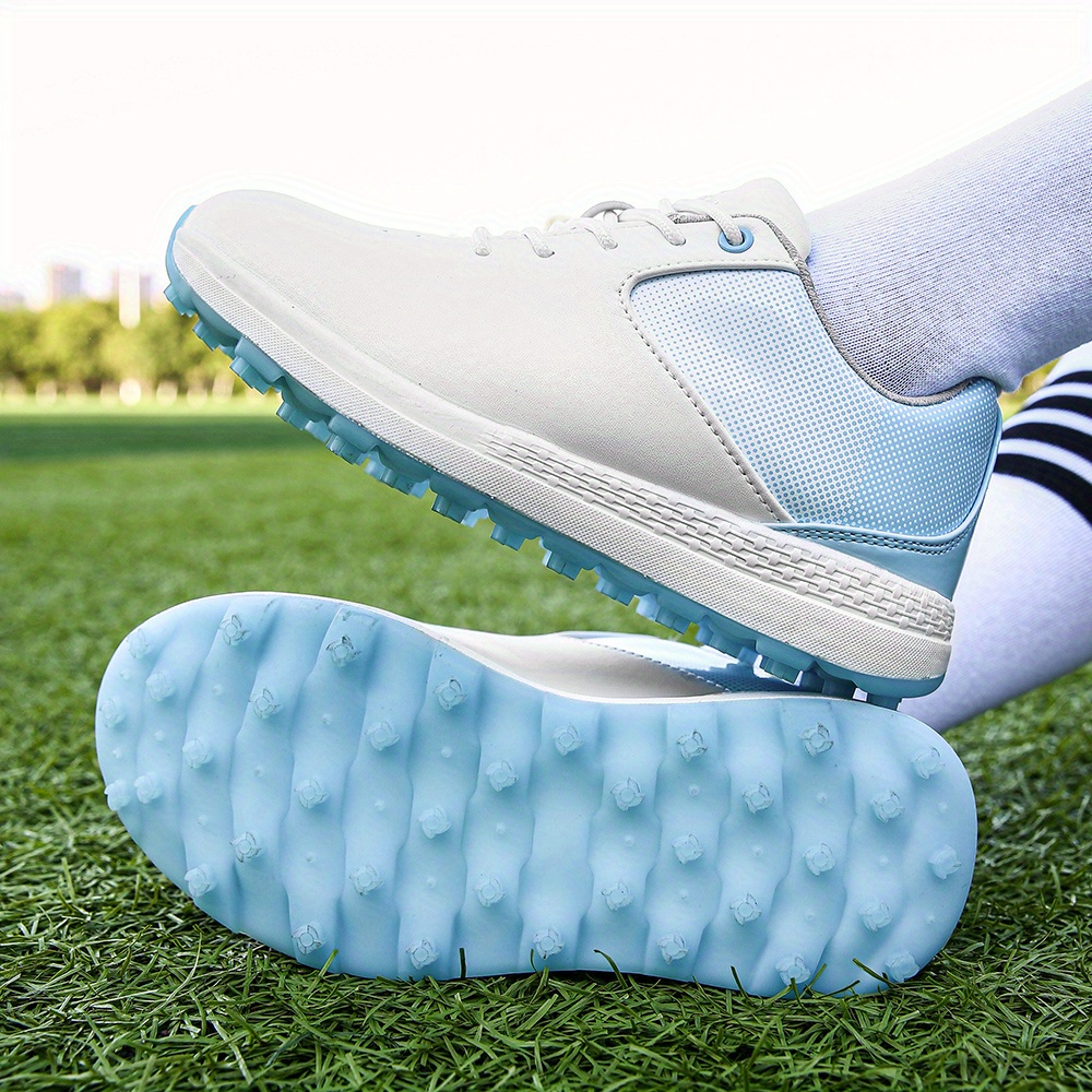 womens waterproof professional spike sneakers comfortable non slip golfing training shoes details 4