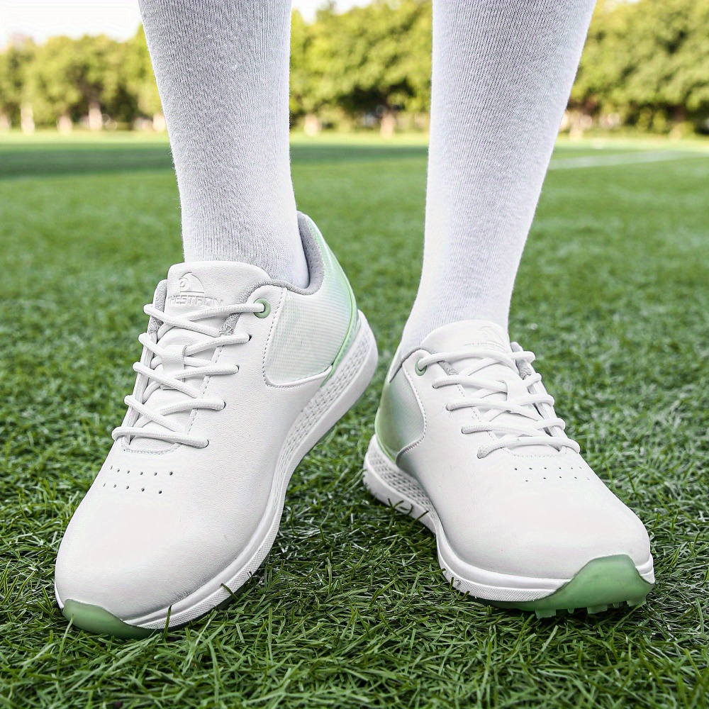 womens waterproof professional spike sneakers comfortable non slip golfing training shoes details 7