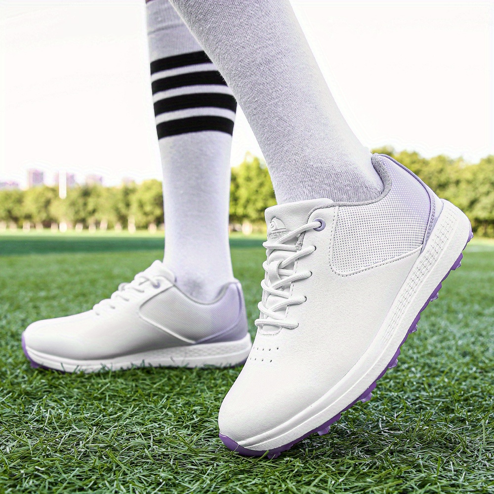 womens waterproof professional spike sneakers comfortable non slip golfing training shoes details 9