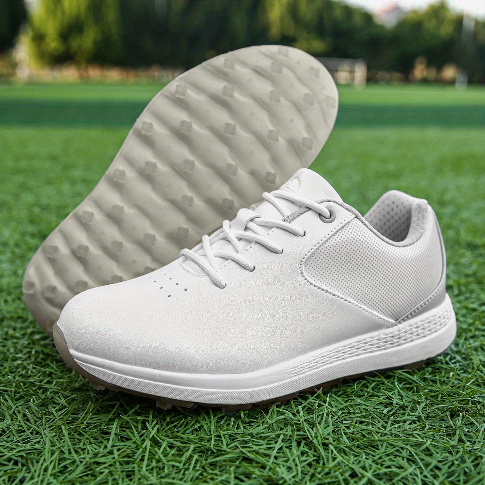 womens waterproof professional spike sneakers comfortable non slip golfing training shoes details 11