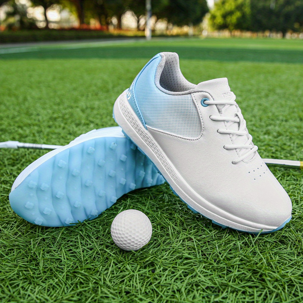 womens waterproof professional spike sneakers comfortable non slip golfing training shoes details 12