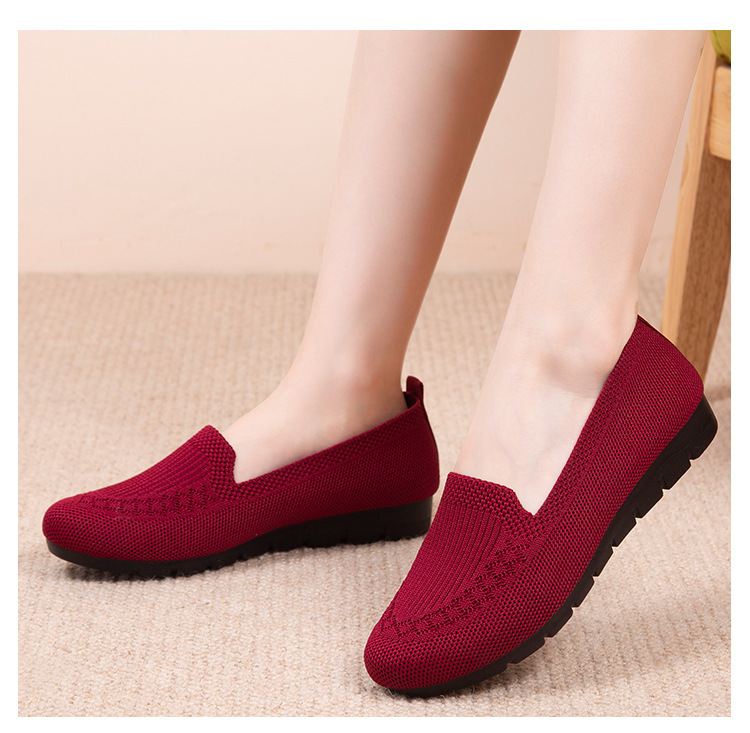 mesh breathable loafers shoes women s trendy solid color details 6