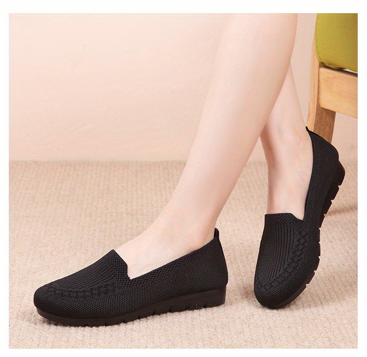 mesh breathable loafers shoes women s trendy solid color details 8