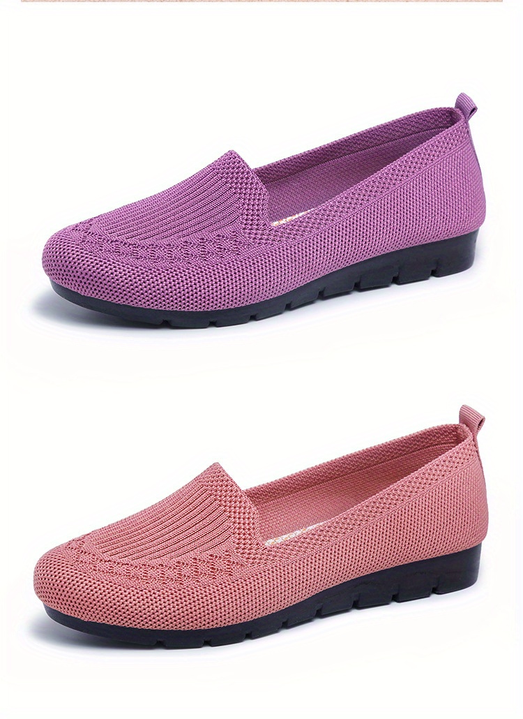 mesh breathable loafers shoes women s trendy solid color details 10