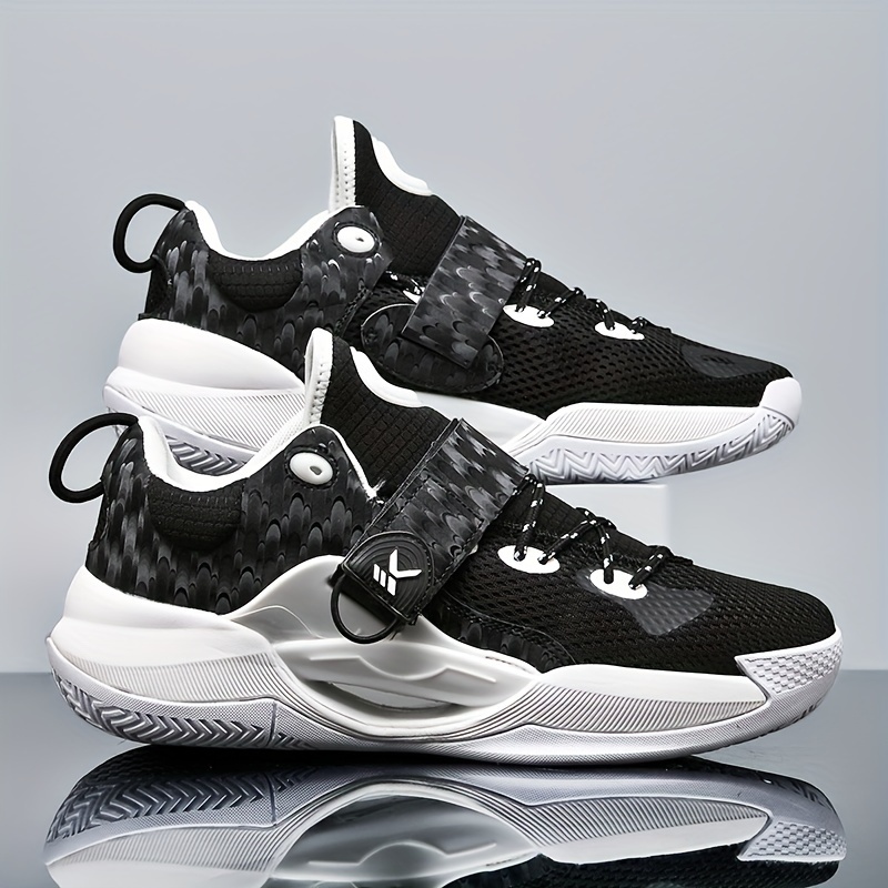   Men s fashionable sports shoes, anti slip and wear-resistant basketball shoes details 0