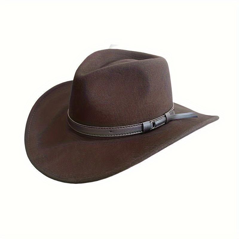 Premium Wool Cowboy Hat For Men & Women - Fashionable, Non-Stretch, Felt Design For Autumn & Winter Warmth Hats For Men Snapback Winter Hats For Women details 7