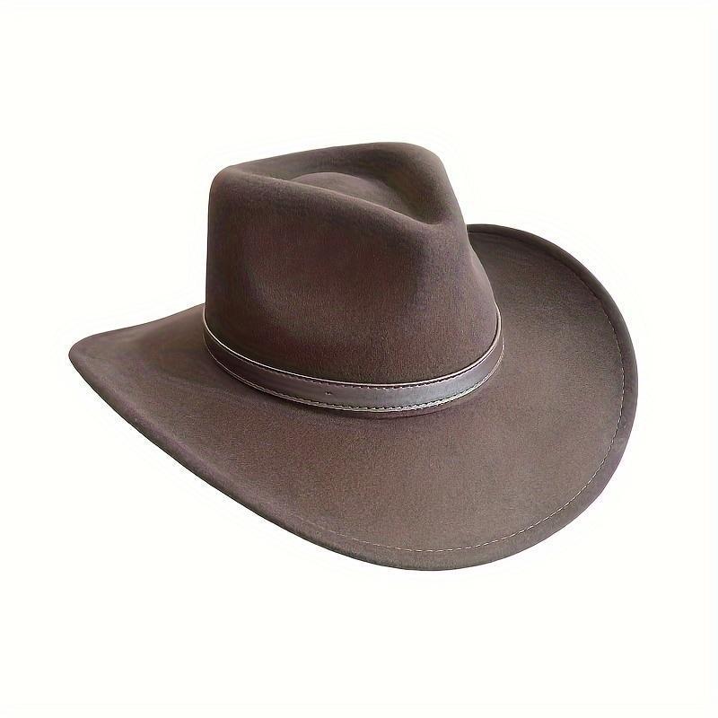 Premium Wool Cowboy Hat For Men & Women - Fashionable, Non-Stretch, Felt Design For Autumn & Winter Warmth Hats For Men Snapback Winter Hats For Women details 9