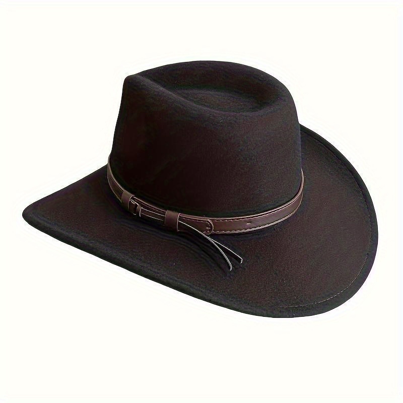 Premium Wool Cowboy Hat For Men & Women - Fashionable, Non-Stretch, Felt Design For Autumn & Winter Warmth Hats For Men Snapback Winter Hats For Women details 10